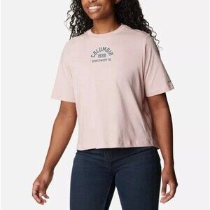Columbia Women’s Pink T-Shirt Size M Outdoor Hiking Top Pre-Owned